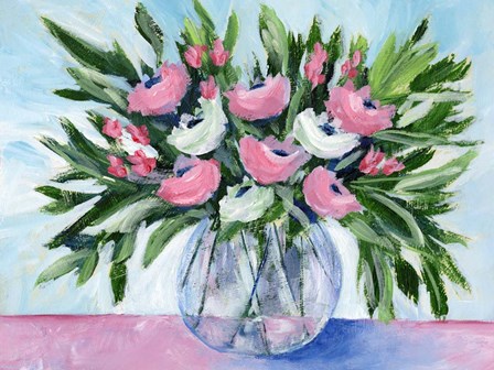 Rosy Bouquet I by Regina Moore art print