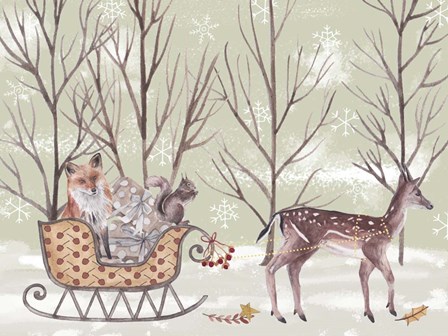 Christmas Time I by Melissa Wang art print
