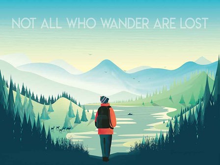 Not All Who Wander by Omar Escalante art print