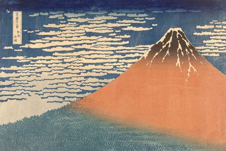Fine Wind, Clear Morning (Gaifu Kaisei), 1832 by Katsushika Hokusai art print