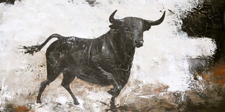 Black Bull by Design Fabrikken art print