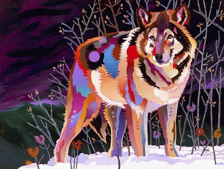 Night Wolf by Bob Coonts art print