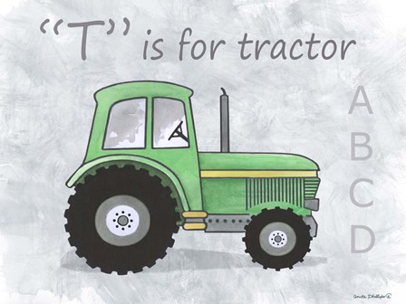 Tractor by Anita Phillips art print