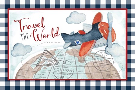 Travel the World by ND Art &amp; Design art print