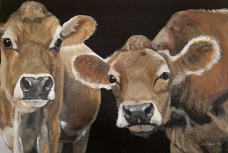 Hello There Cows by Suzi Redman art print