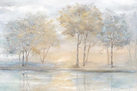 Serene Scene Trees Landscape by Cynthia Coulter art print