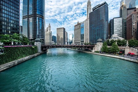 Chicago River View by Bill Carson Photography art print