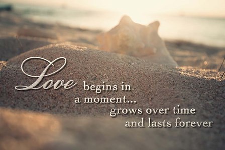 Love Begins In A Moment by Susan Bryant art print