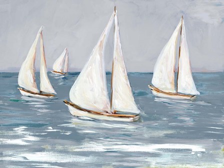 Sailing Calm Waters I by Julie DeRice art print