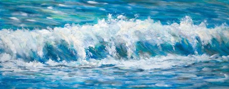 Big Ocean Waves by Julie DeRice art print