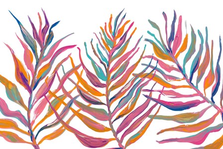 Colorful Palm Leaves IV by Gina Ritter art print