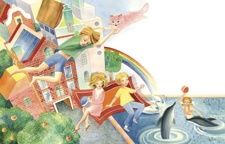 Air Travel by Lana Korolievskaia art print