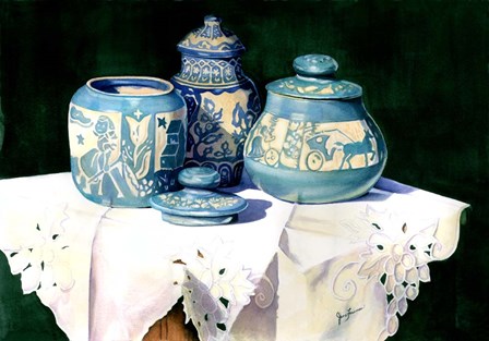 Dakota Pottery by Jane Freeman art print