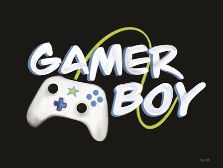Gamer Boy by House Fenway art print