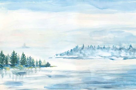 Lake Fog by Sue Schlabach art print