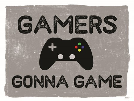 Gamers Gonne Game by Lux + Me Designs art print