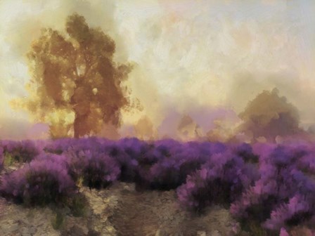 Purple Countryside II by Alonzo Saunders art print