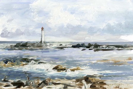 Rocky Shore Coastline I by Ethan Harper art print
