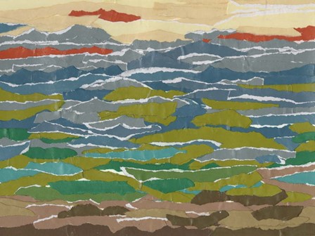 Stratified Landscape II by Regina Moore art print