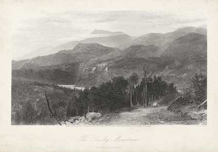 The Smoky Mountains by William Cullen Bryant art print