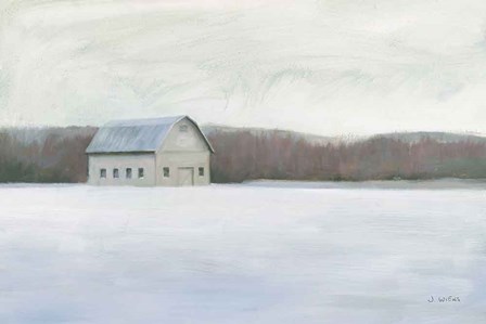 Winter Barn by James Wiens art print