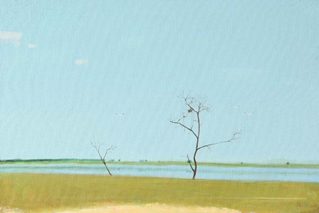 On The Lake, September by Igor Nekraha art print