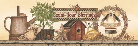 Count Your Blessings by Linda Spivey art print