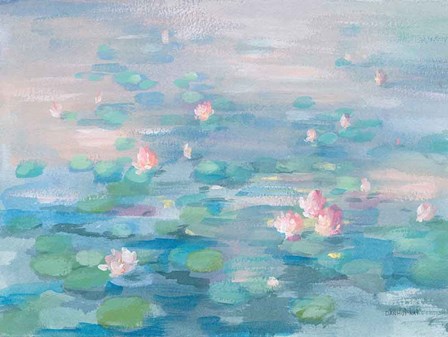 Sunrise Waterlilies by Danhui Nai art print