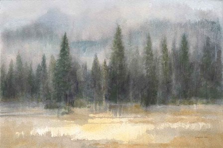 Misty Pines by Danhui Nai art print