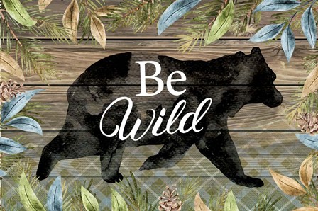 Wild Bear by ND Art &amp; Design art print
