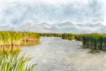 Marshy Wetlands No. 3 by Ramona Murdock art print