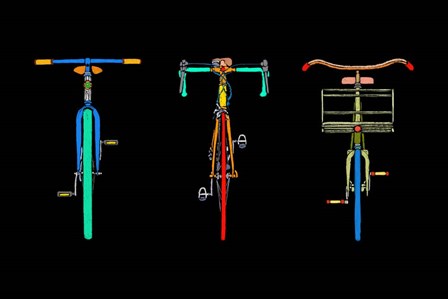 Bike Trio by Ynon Mabat art print