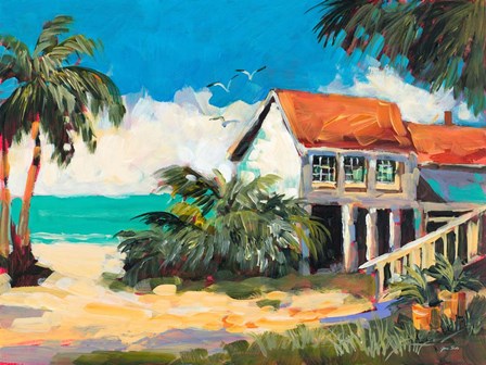 Tropical Getaway by Jane Slivka art print