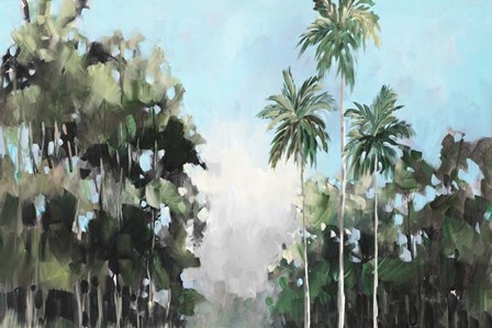 Palms On The Coast by Jane Slivka art print