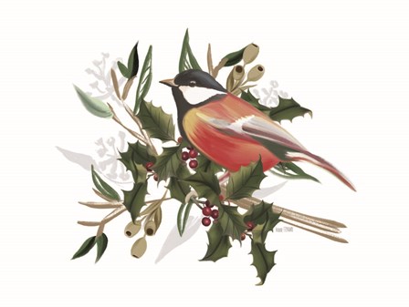Christmas Songbird II by House Fenway art print