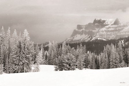 Snowy Lava Mountain by Lori Deiter art print