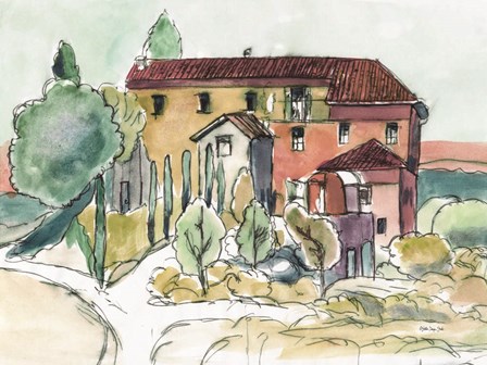 Tuscan Farmhouse by Stellar Design Studio art print