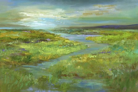 Wetlands in Spring by Sheila Finch art print