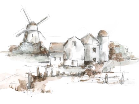 Old Mill Farm II by Ethan Harper art print