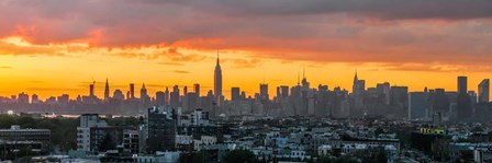 Manhattan Skyline from Brooklyn by Richard Silver art print