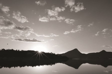 Estes Lake Sunrise by Lori Deiter art print
