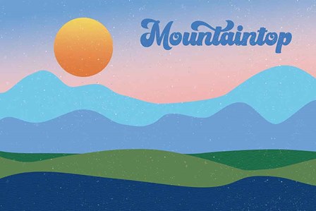 Mountaintop by Wild Apple Portfolio art print