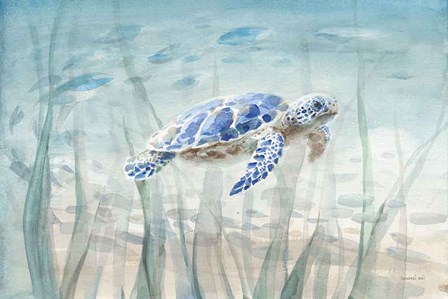 Undersea Turtle by Danhui Nai art print