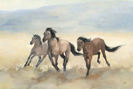 Wild Mustangs by Julia Purinton art print