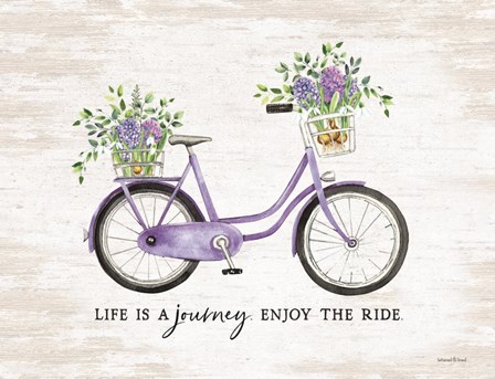 Enjoy the Ride by Lettered &amp; Lined art print