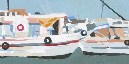 Bright Boats II by Emma Caroline art print