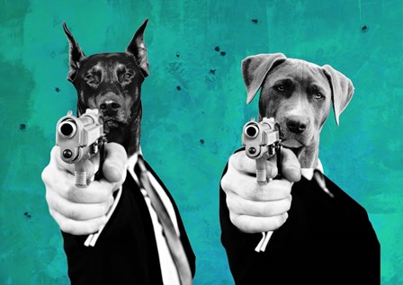 Reservoir Dogs (Pop Version) by VizLab art print