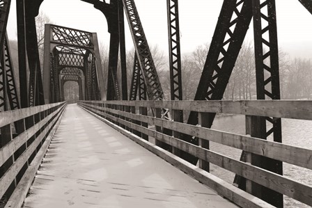 Old Railroad Bridge by Lori Deiter art print