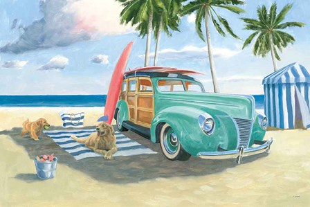 Beach Ride III by James Wiens art print