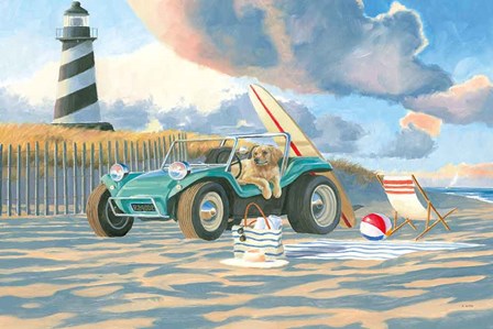 Beach Ride IV by James Wiens art print